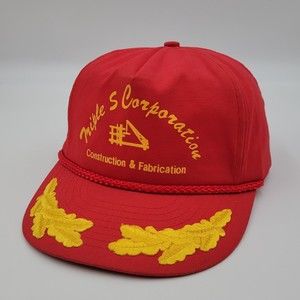 Vintage Triple S Corporation Construction & Fabrication Rope Scrambled Eggs Hat